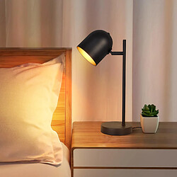 Avis Nettlife Lampe de bureau métal - Noir