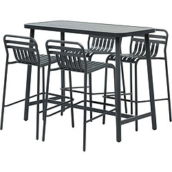 JardiLINE Table de bar mange debout Miami - Anthracite