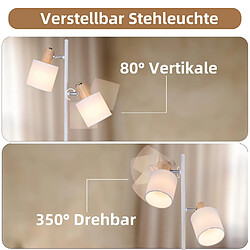 Acheter Nettlife Lampadaire métal - Blanc