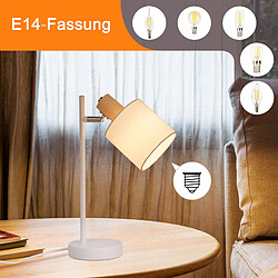 Avis Nettlife lampe de table réglable – Blanc