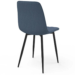 Acheter Idmarket Lot de 6 Chaises MIRA - Bleu