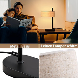 Nettlife Lampe de chevet - Noir pas cher