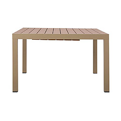 Mes Table carrée extensible BIARRITZ - Crème