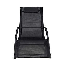 Avis Mes Bain de soleil rocking jardin - Noir