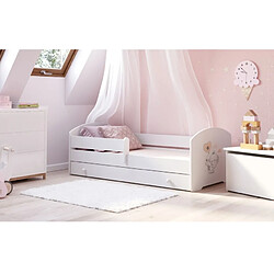 1001jouets Lit enfant + gigogne 140x70 Elephant pas cher