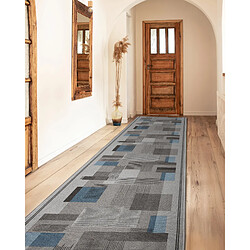 Avis RUGSX Tapis de couloir LISTRA - Gris 80x140 cm