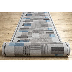 RUGSX Tapis de couloir LISTRA - Gris 80x140 cm pas cher