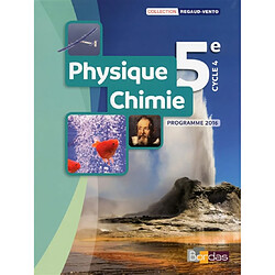 Physique chimie 5e, cycle 4 : programme 2016