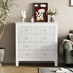 Merax Commode scandinave - Blanc