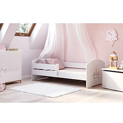 1001jouets Lit enfant 140x70 Design licorne pas cher
