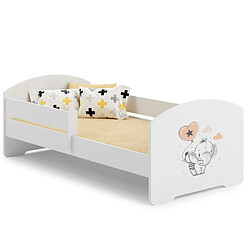1001jouets Lit enfant - 160x80 Elephant