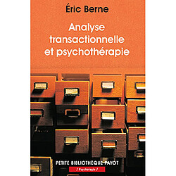 Analyse transactionnelle et psychothérapie