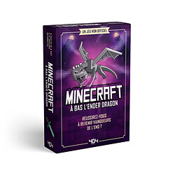 Minecraft : A bas l'Ender dragon ! : Le jeu de cartes