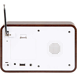 Acheter Karlsson Retro - Réveil avec radio FM marron