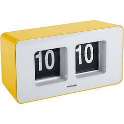 Karlsson Horloge Funky Flip - Jaune
