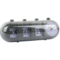 Karlsson Retro Flip - Réveil Tube Calendrier vert