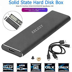 Boîtier NVME PCIe M.2 vers USB Type-C