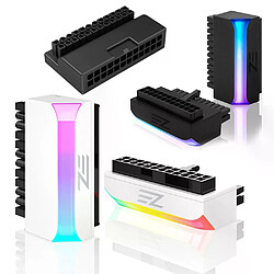 Adaptateur ATX 24 broches à 90 degrés - ARGB