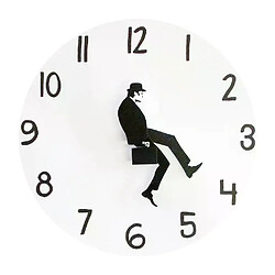 Avis Horloge murale design - Noir et blanc