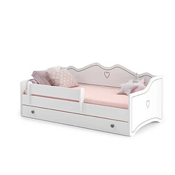 1001jouets Lit enfant Lola 140x70 Gris