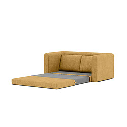 Acheter Bestmobilier Marilia - Canapé 2 places convertible déplimousse en velours texturé