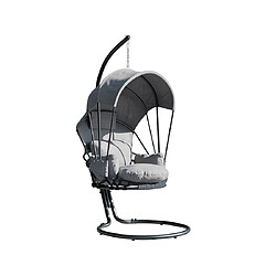 Bestmobilier Namu fauteuil suspendu - Noir
