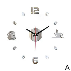 Avis Horloge murale design - Noir