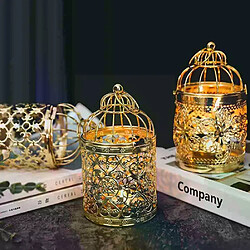 Bougeoir en fer forgé ajouré