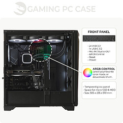 Avis Sedatech PC Gamer ATX ARGB • Intel i9-12900KF • RTX5070 • 32Go DDR5 • 2To SSD M.2 • Windows 11