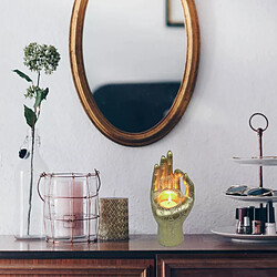 Bougeoir à main de bouddha en résine