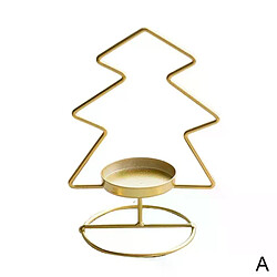 Avis Bougeoir étoile de Noël en métal - Doré