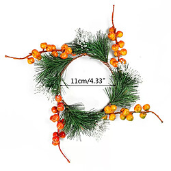 Bougeoir de Noël créatif avec grenades