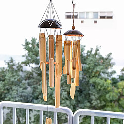 Carillons en bambou naturel - Tubes multiples