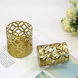 Bougeoir en fer creux Vintage