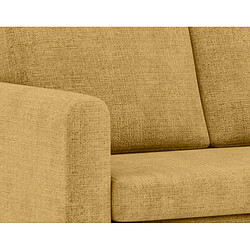 Bestmobilier Marilia - Canapé 2 places convertible déplimousse en velours texturé pas cher