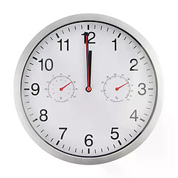 Avis Horloge murale quartz - Blanc et noir