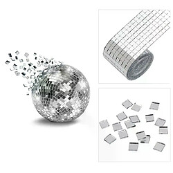 Autocollants muraux carreaux miroir - Carrés 3D