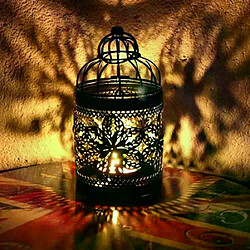 Bougeoir cylindrique en métal