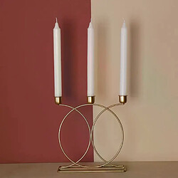 Bougeoir 3D en métal Style nordique