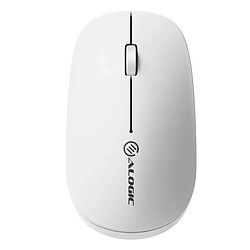 Alogic A-Logic Souris Sans Fil Rechargeable - Modèle Echelon - Blanc