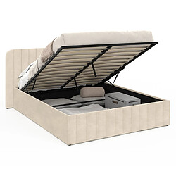 Idmarket Lit coffre double ALBA