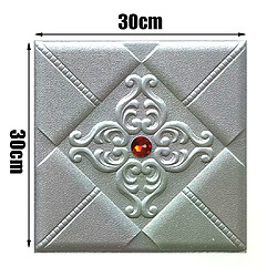 Avis Autocollants muraux en brique 3D - 10 pièces - 30x30 cm