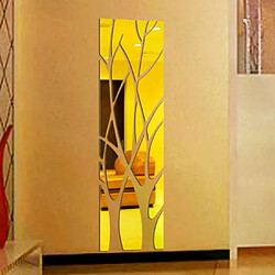 Autocollants muraux 3D amovibles - Miroir décoratif - Acrylique