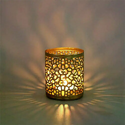 Bougeoir doré style nordique