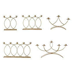 Bougeoir 3D en métal Style nordique