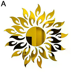 Avis Autocollant Mural miroir tournesol - Acrylique - 27 pièces