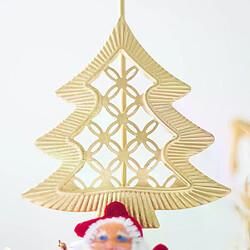 Bougeoir de Noël en fer forgé