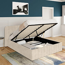 Idmarket Lit coffre double ALBA