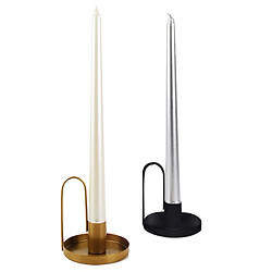 Bougeoir en fer forgé de style nordique