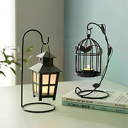 Bougeoir en fer forgé en forme d'étoile